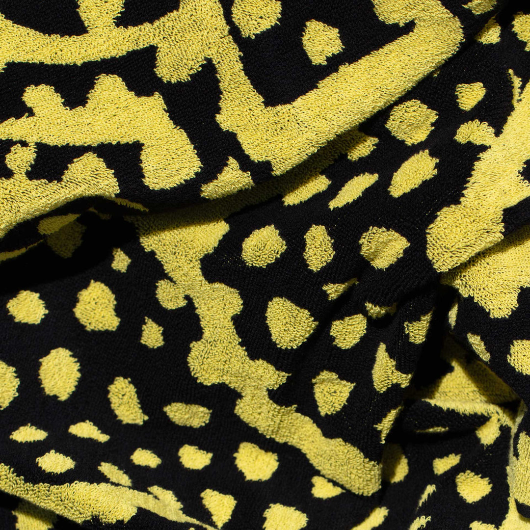 Dotty Leopard Designer Beach Towel by Jody Barton