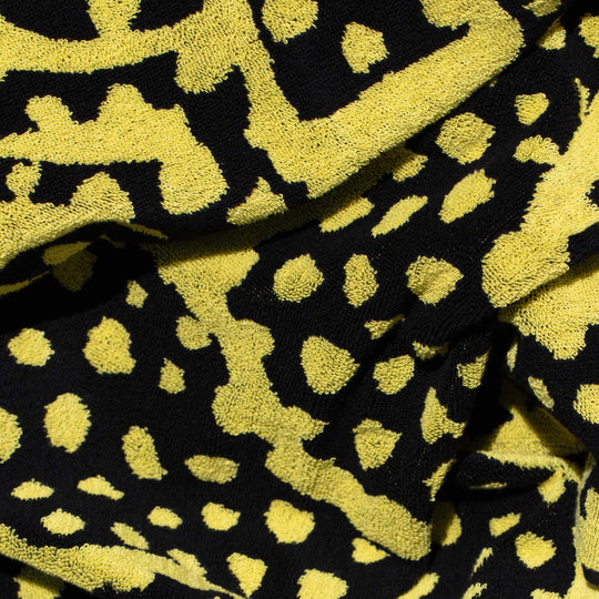 Dotty Leopard Designer Beach Towel by Jody Barton