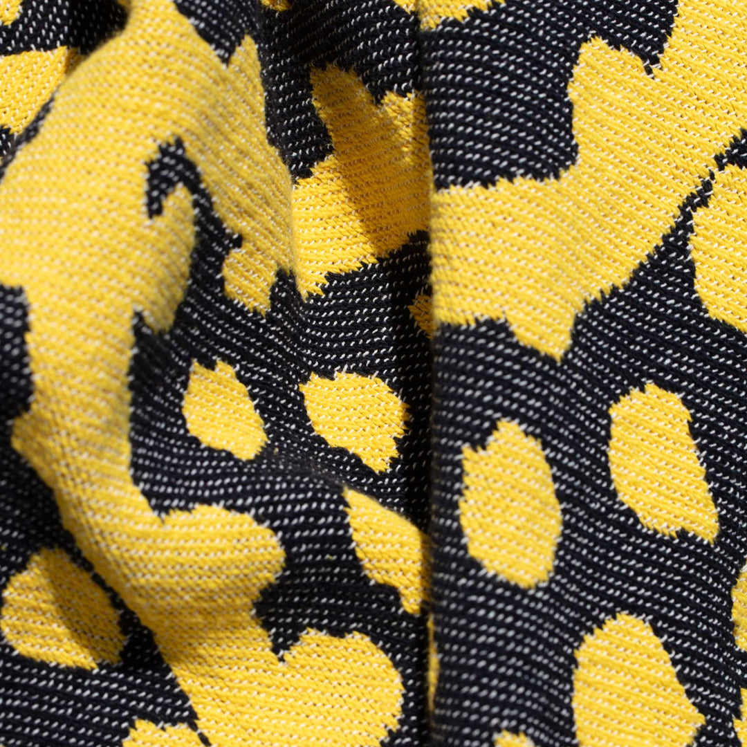 Dotty Leopard Cotton Blanket by Jody Barton