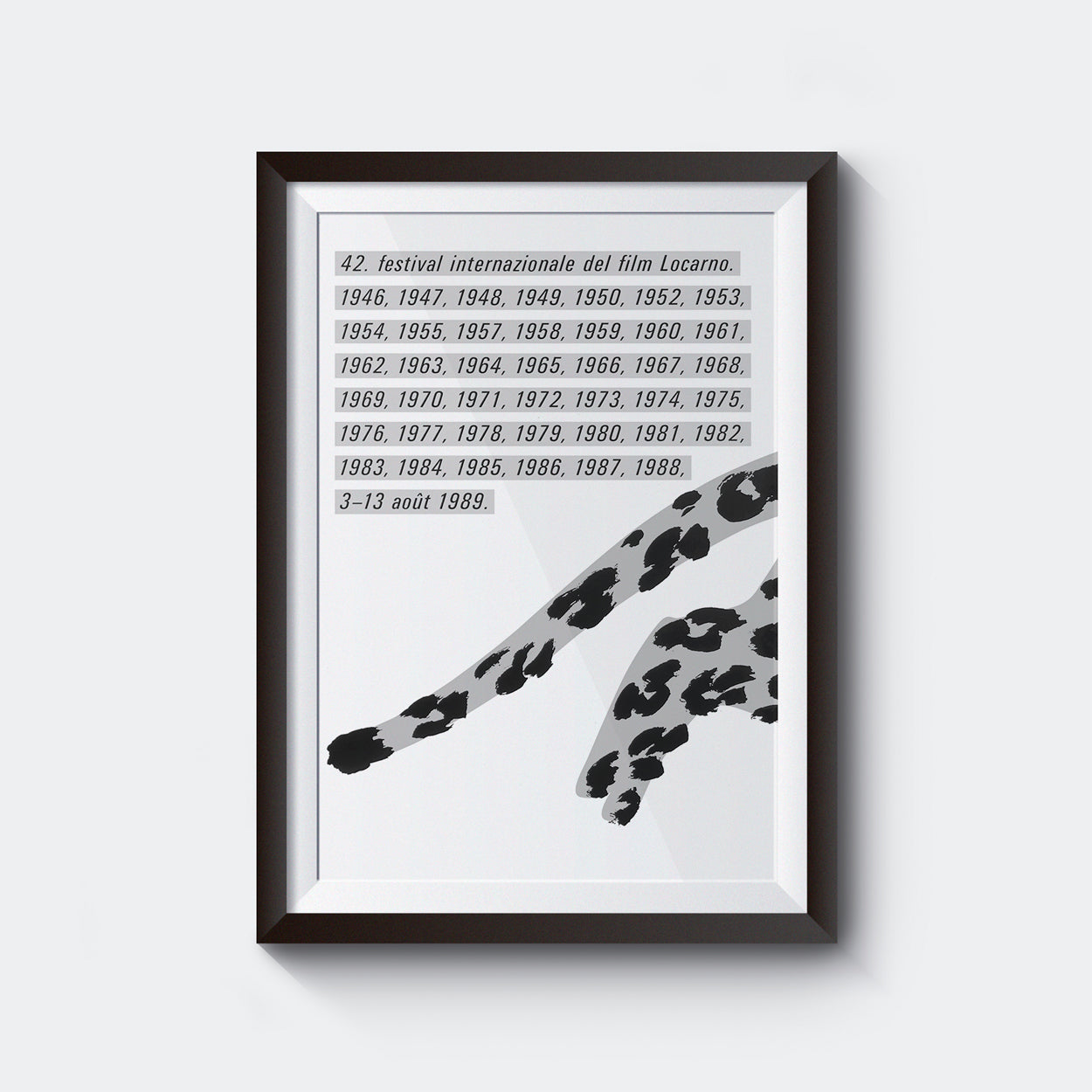 1989 Official Poster - 42nd Locarno Film Festival